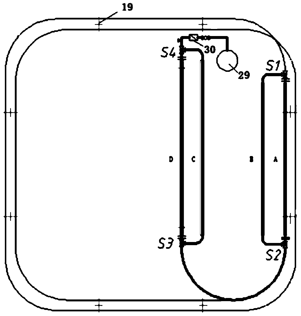 An experimental loop platform for sequential delivery of mixed oil products