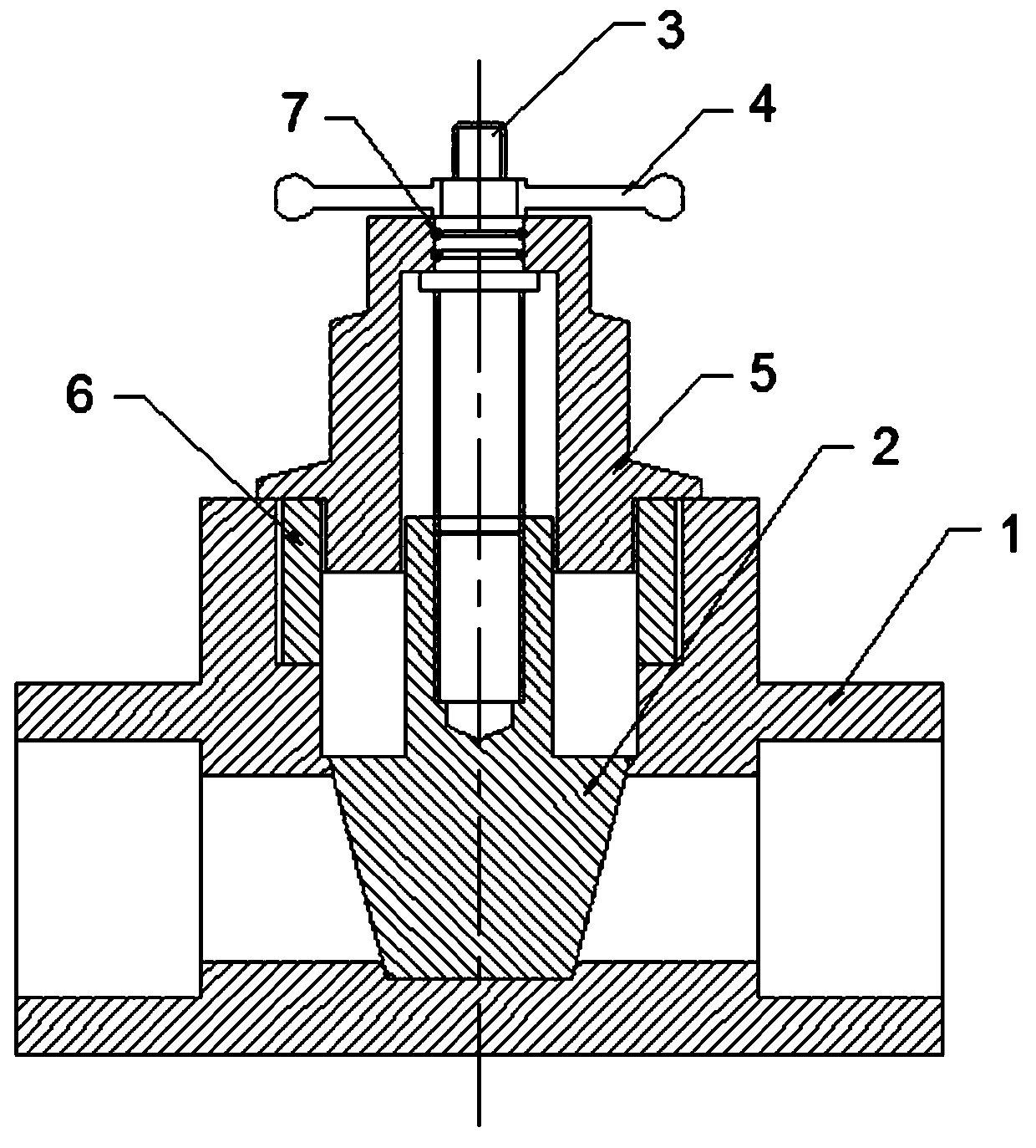 PPR all-pass type cut-off valve