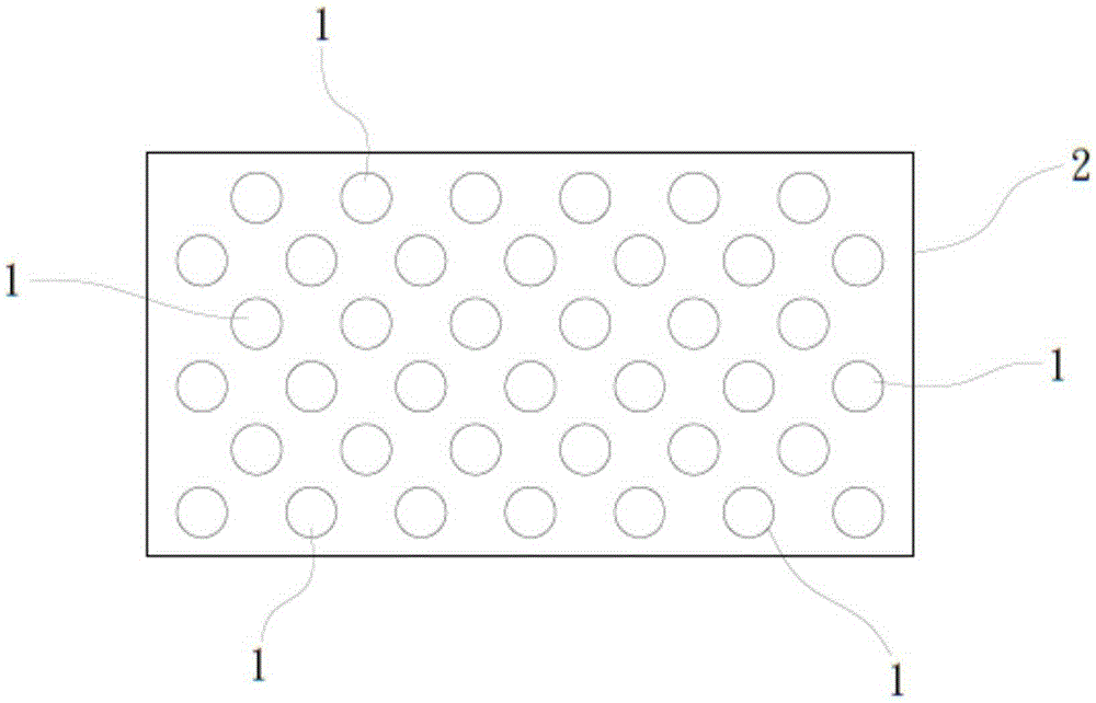 Graphical microstructure of light emitting diode substrate