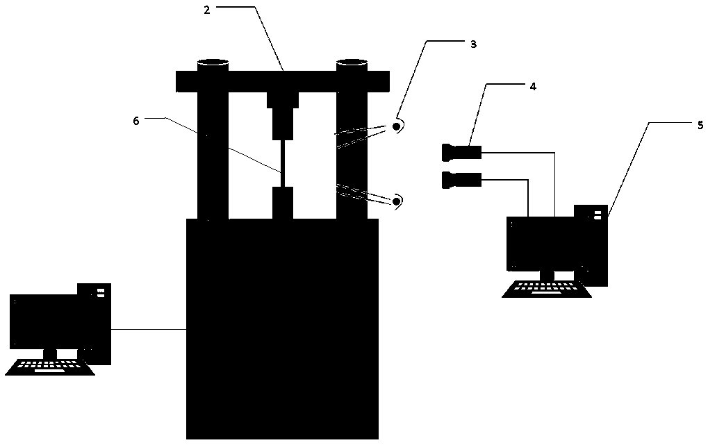 Material parameter acquisition method based on DIC technology