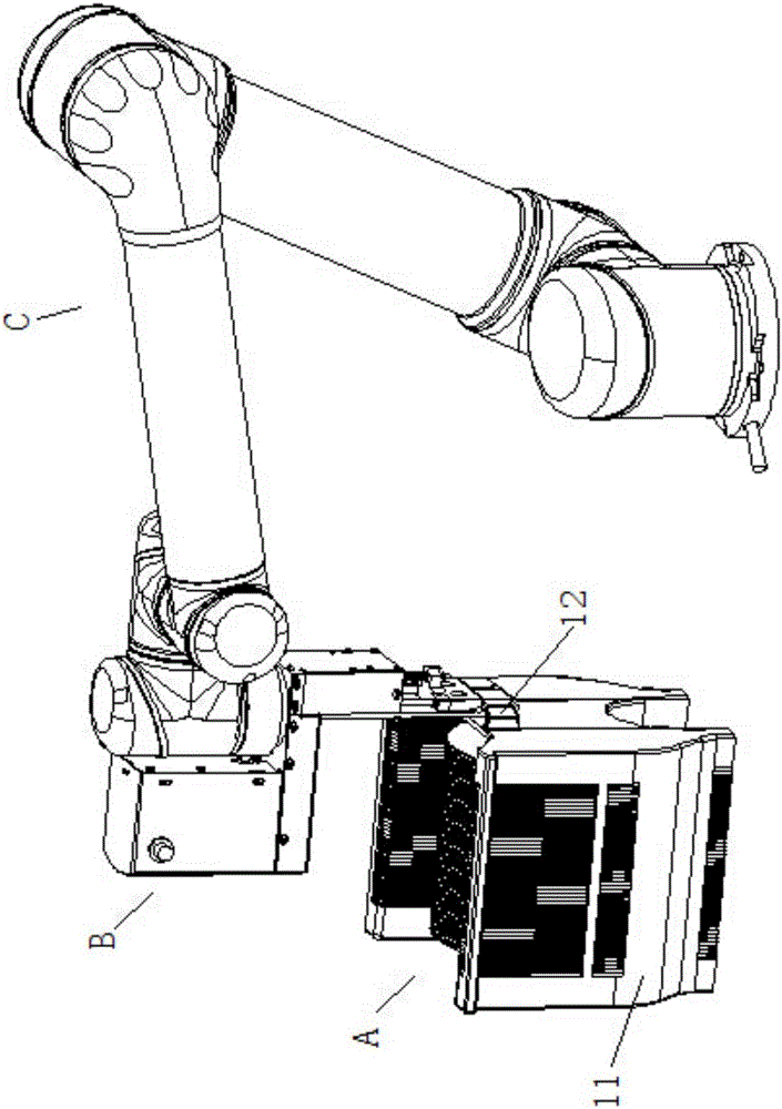 Reliable and efficient carrying mechanical arm used for wafer cassette