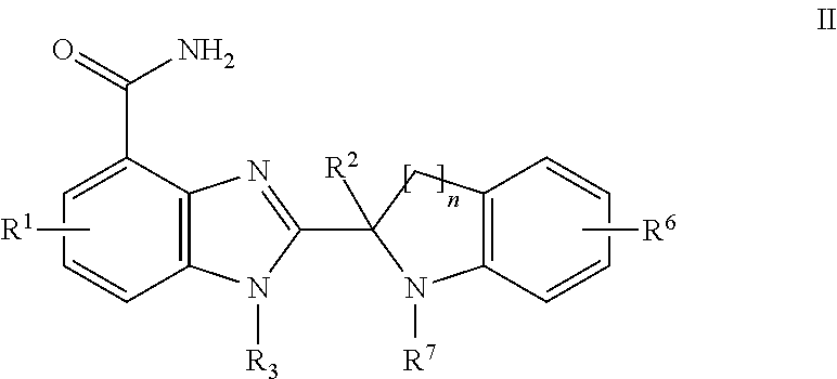 Small molecule inhibitors of PARP activity