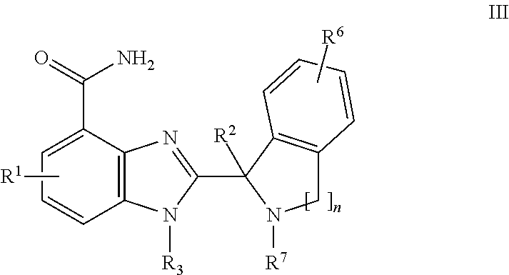 Small molecule inhibitors of PARP activity