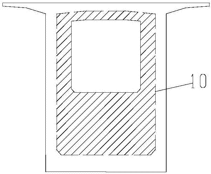 Side-span-free closure section small side to main span ratio continuous rigid frame bridge and construction method thereof