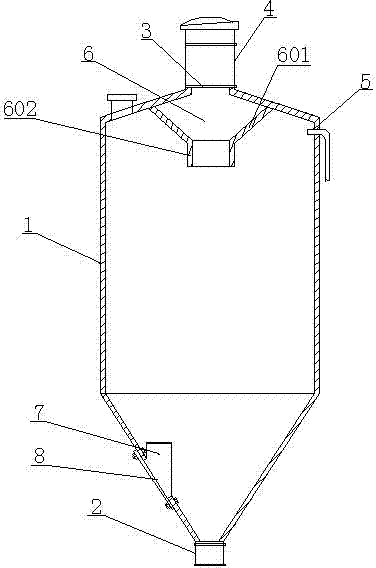 Powder material collecting cabin