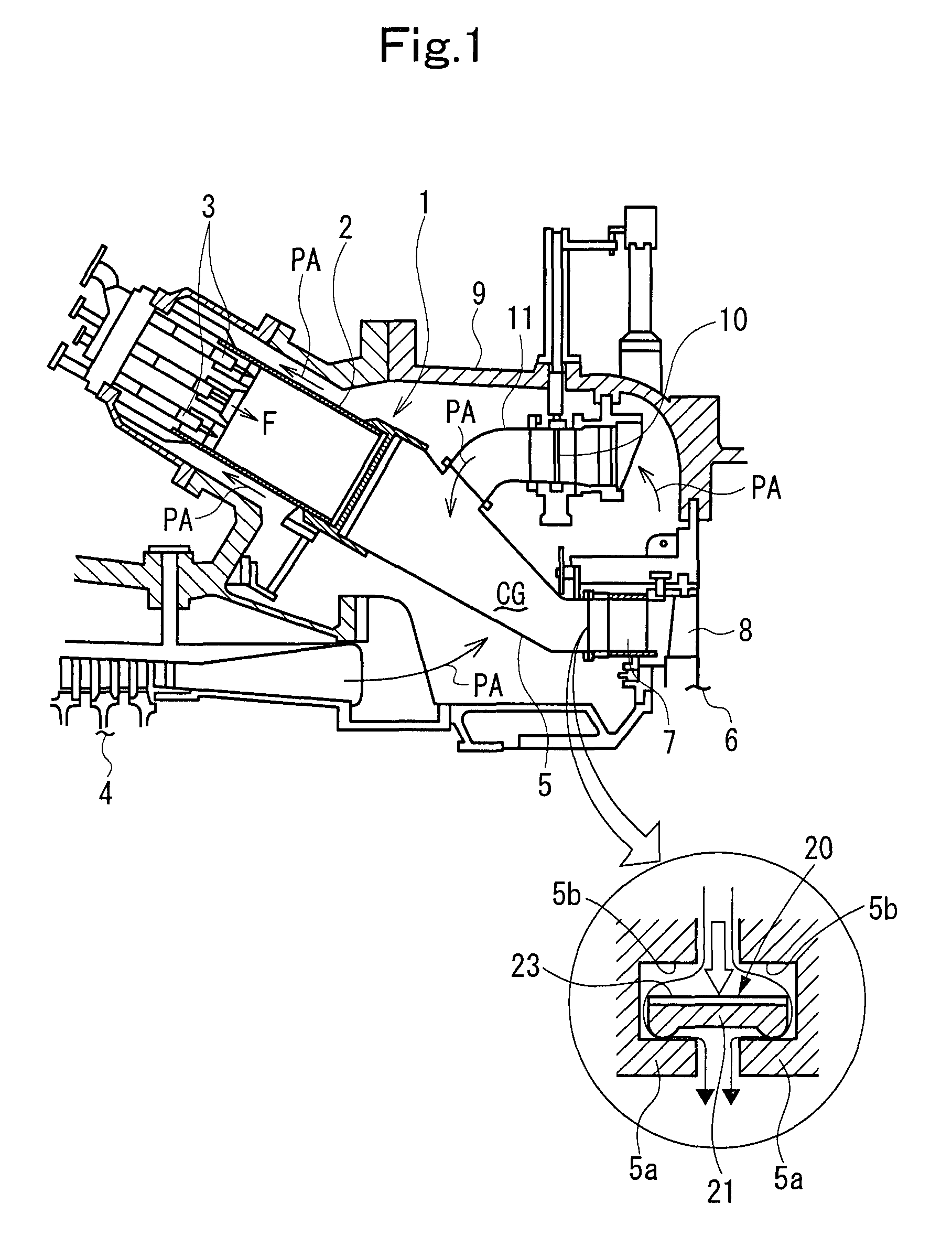 Sealing apparatus and gas turbine having same