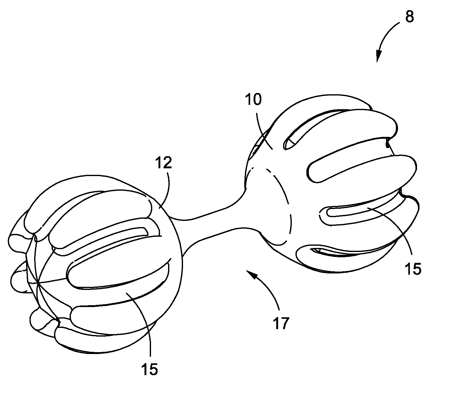 Intragastric implants with multiple fluid chambers