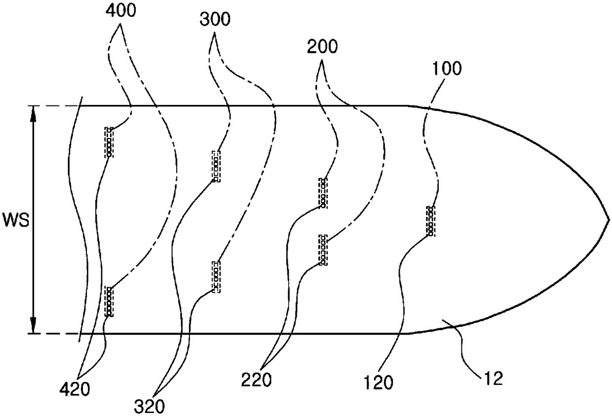 Friction reducing device and ship comprising same