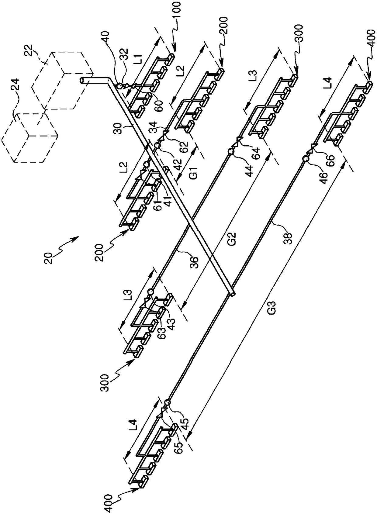 Friction reducing device and ship comprising same