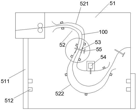 Motor stator punching sheet machining method