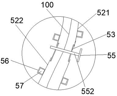 Motor stator punching sheet machining method