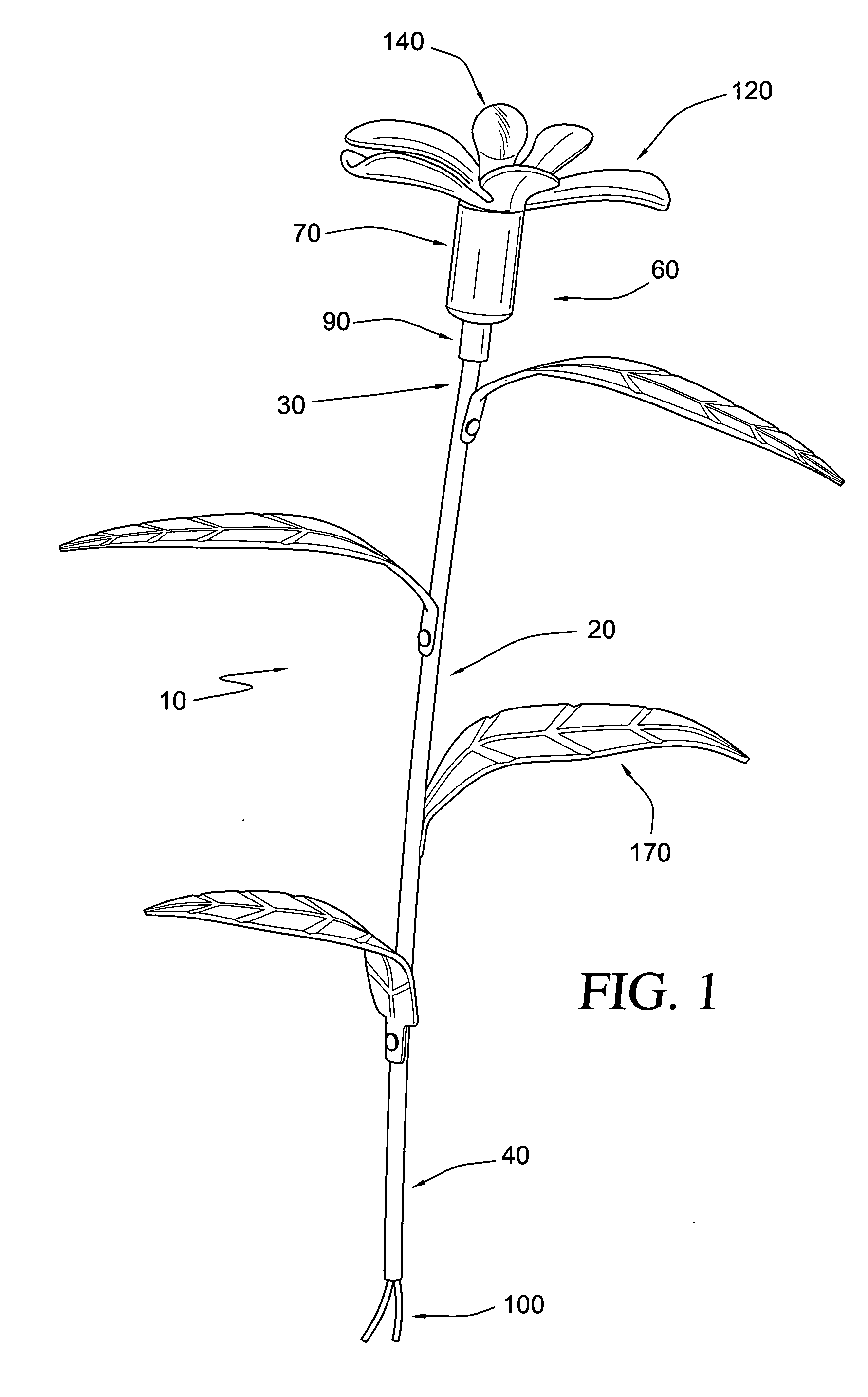 Illuminated artificial flowers and manufacturing and assembly methods thereof