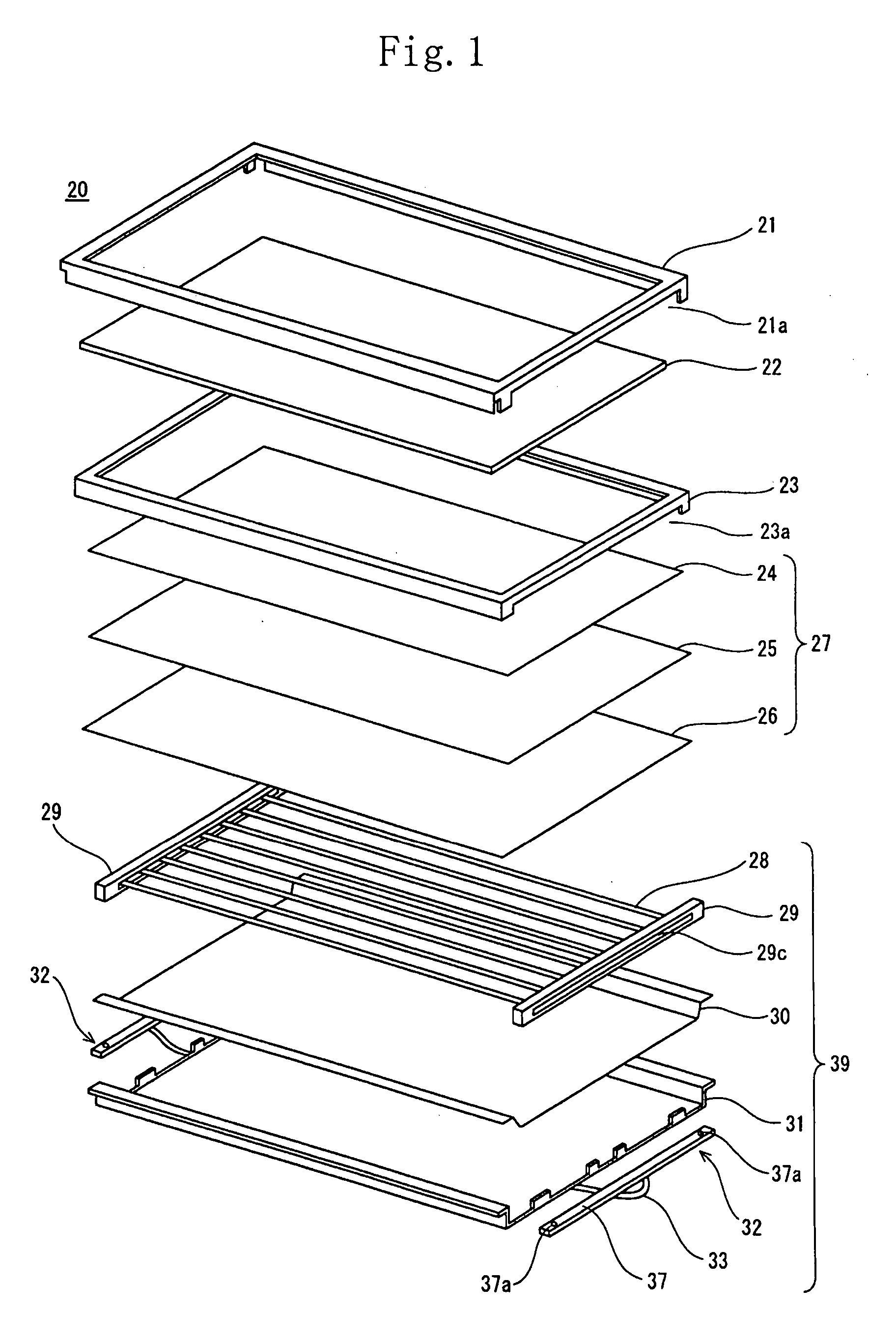 Lighting device for display