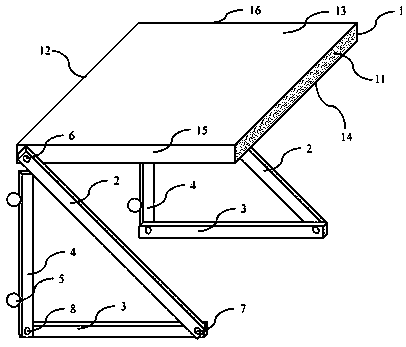 Foldable desk