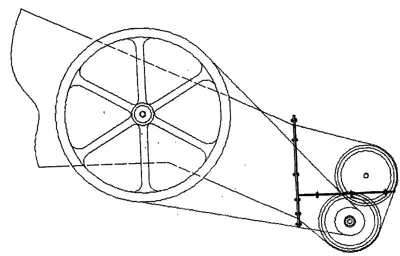 Straw crusher used for whole-feed combine harvester