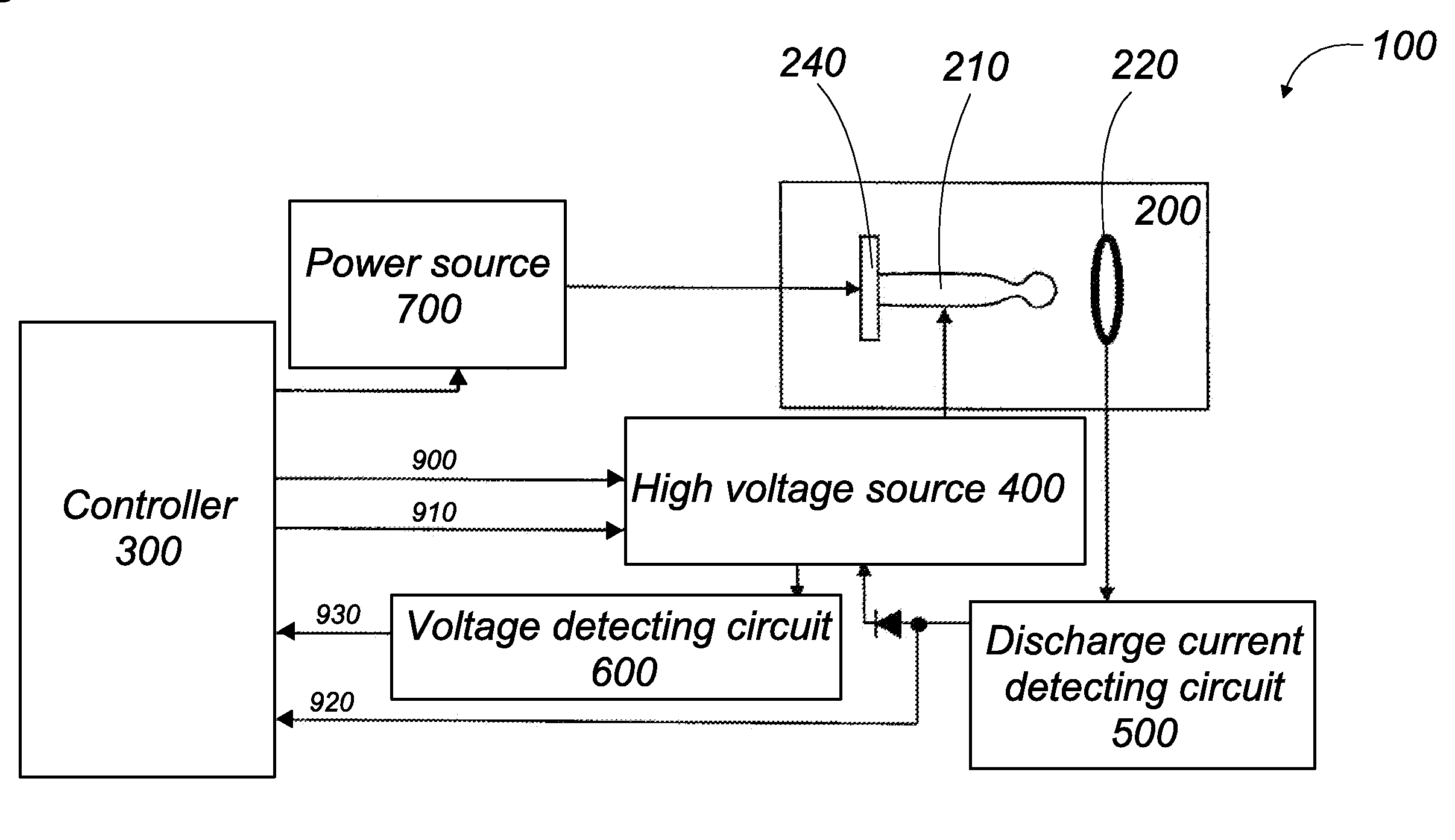 Electrostatically atomizing device