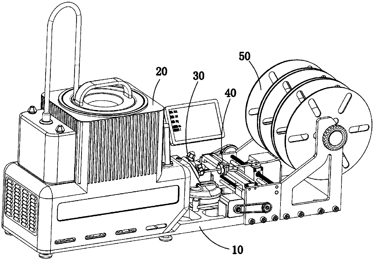 Autonomous winding mechanism for 3D printer filaments