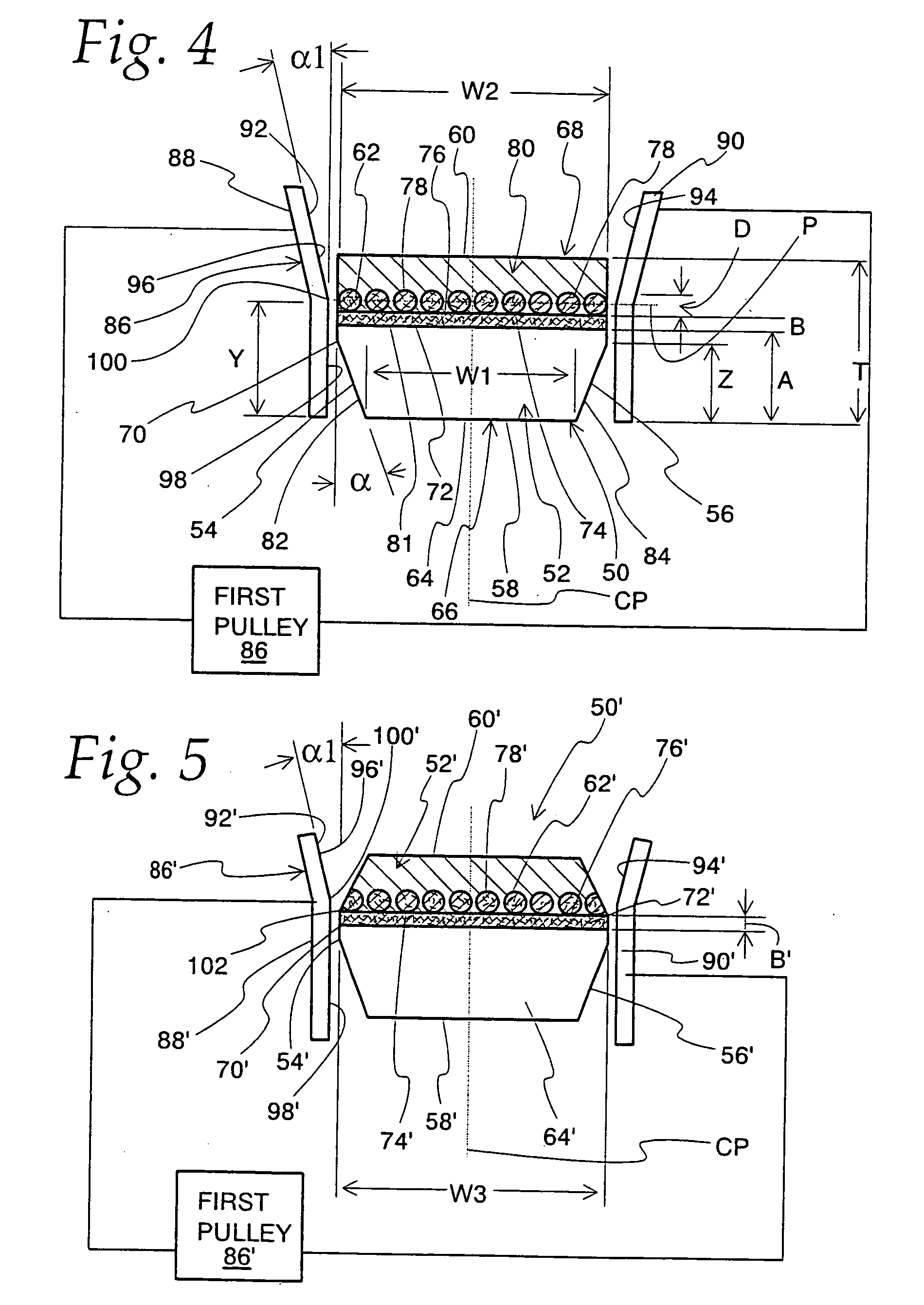 Toothed power transmission belt