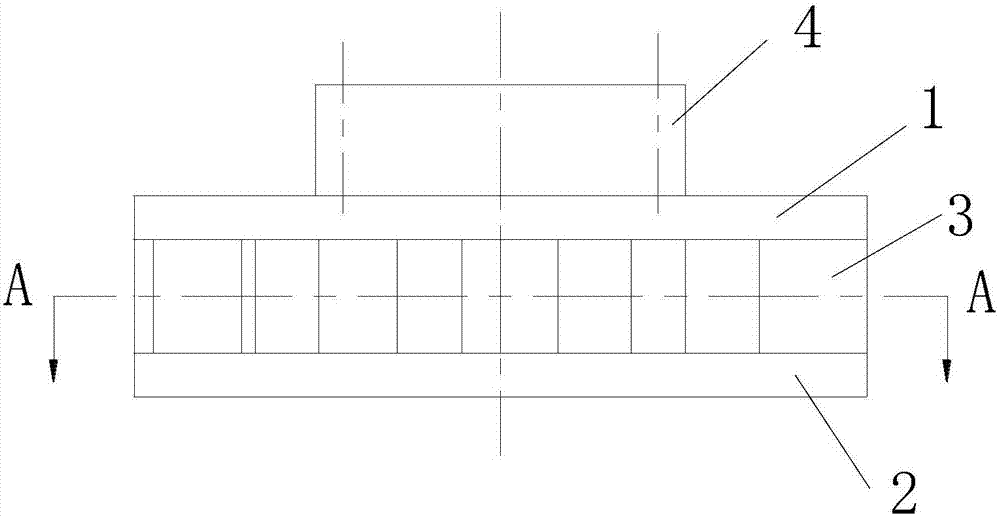 Heat dissipation type automobile brake disc