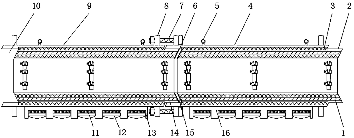 Corrosion-resistance concrete pipe rack