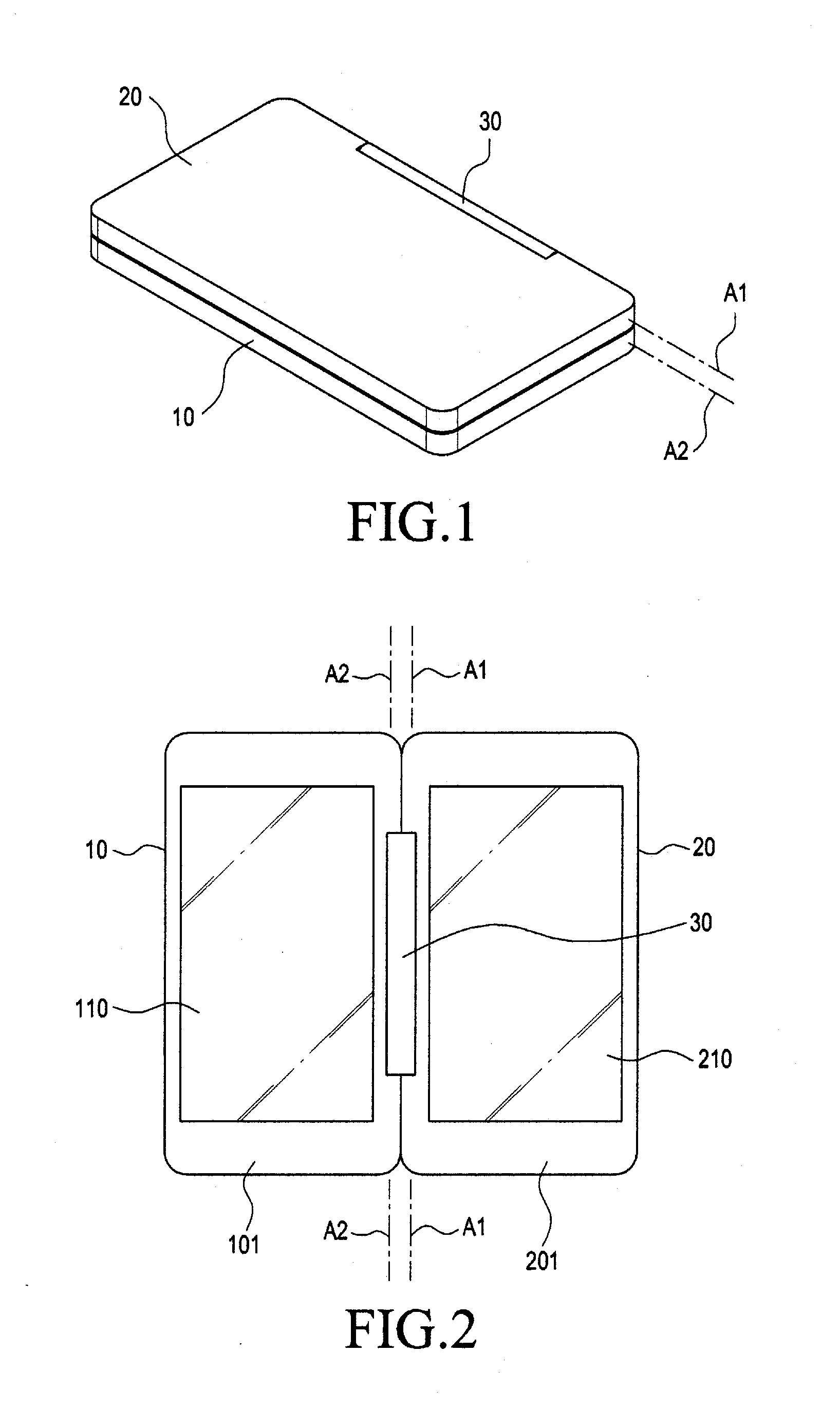 Dual-axis hinge device for a portable apparatus and cam unit thereof