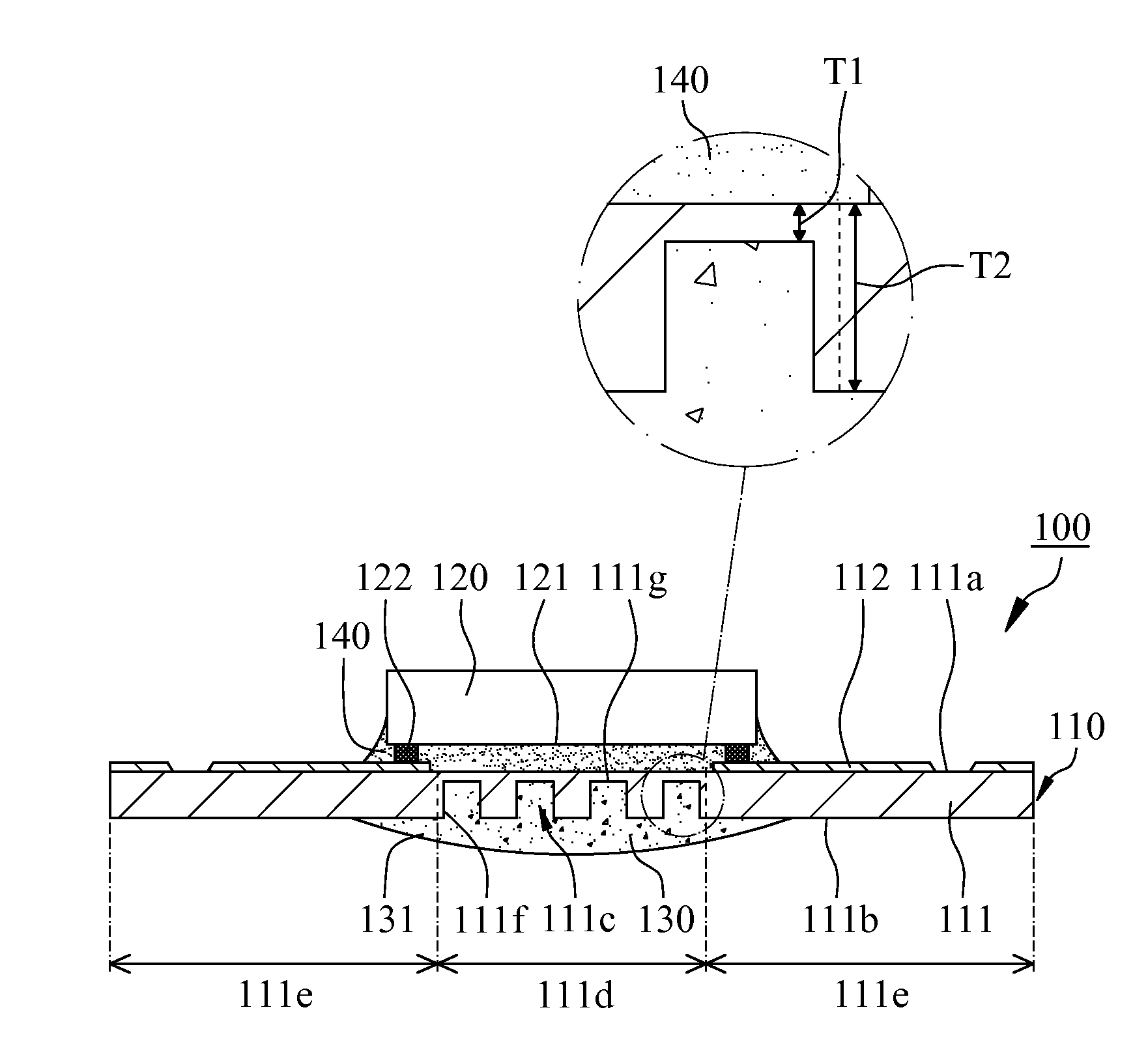 Thin flip chip package structure