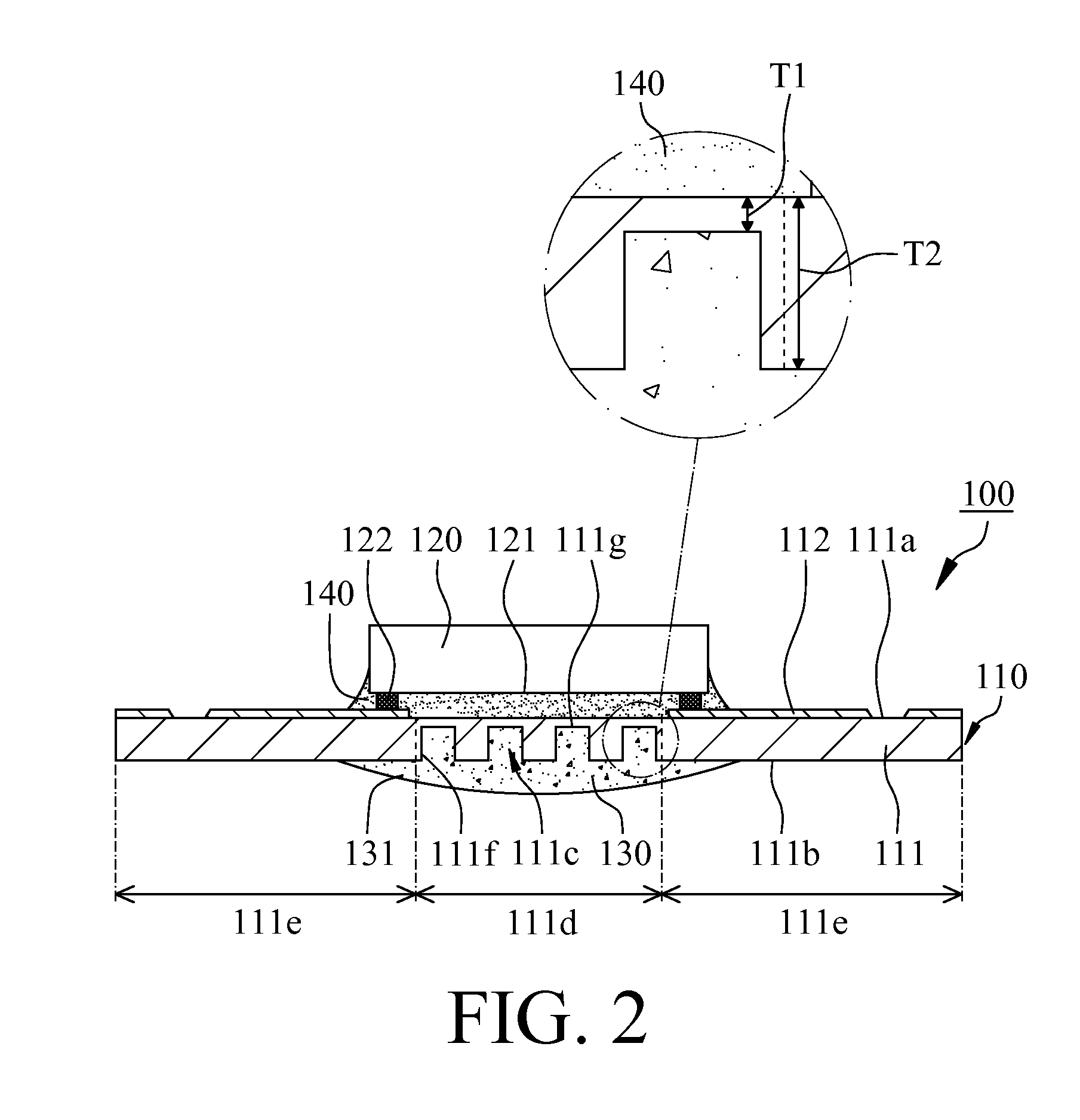 Thin flip chip package structure