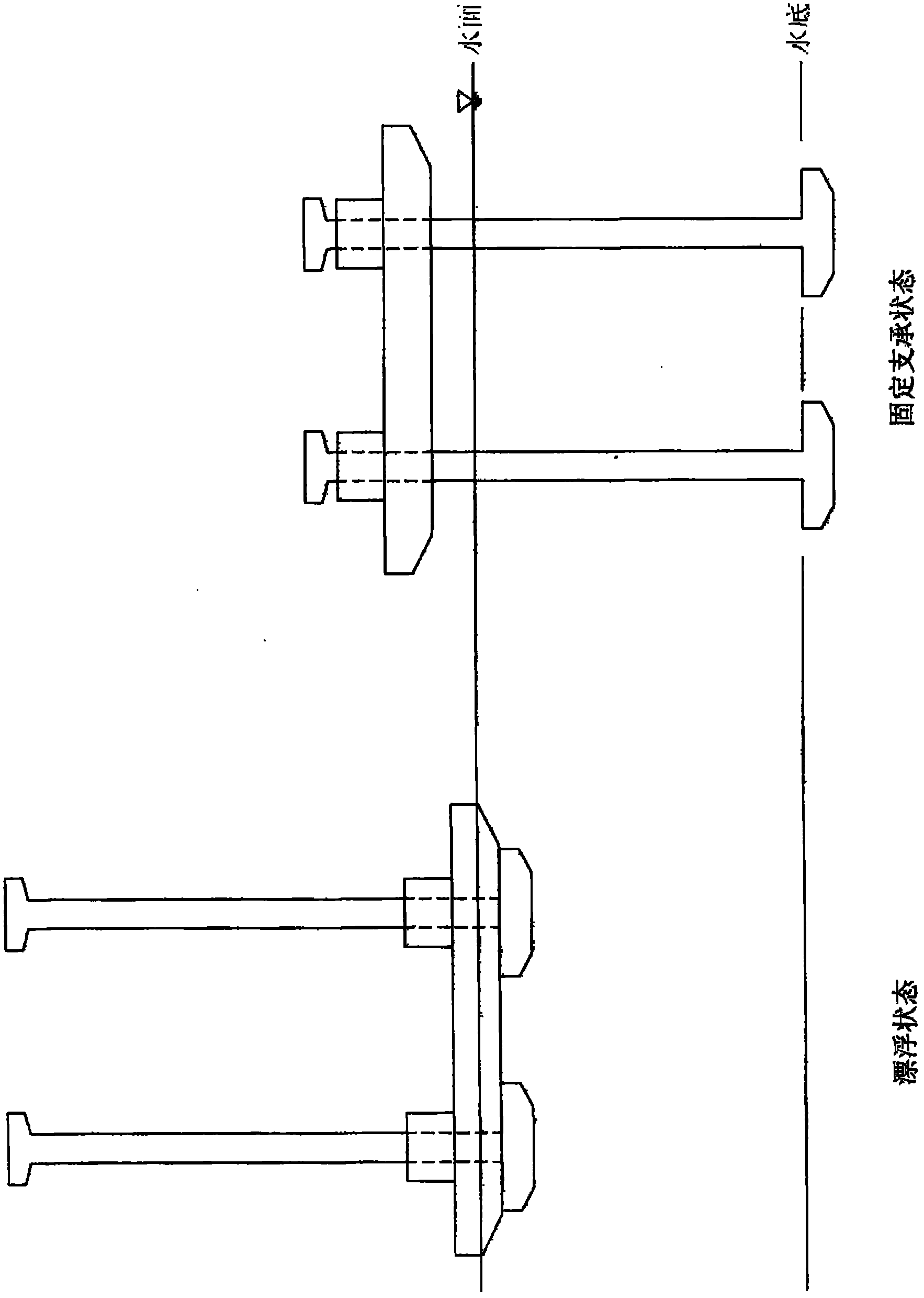 LNG storage and transportation system and floating type receiving platform thereof