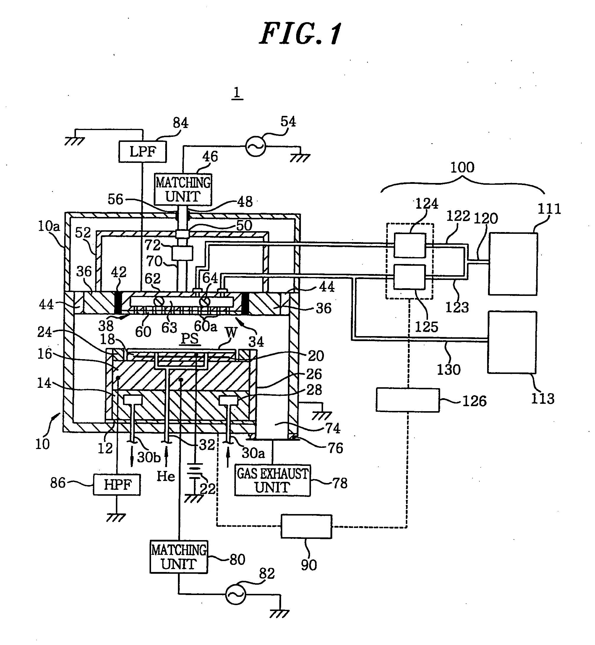 Gas supply unit, substrate processing apparatus, and supply gas setting method