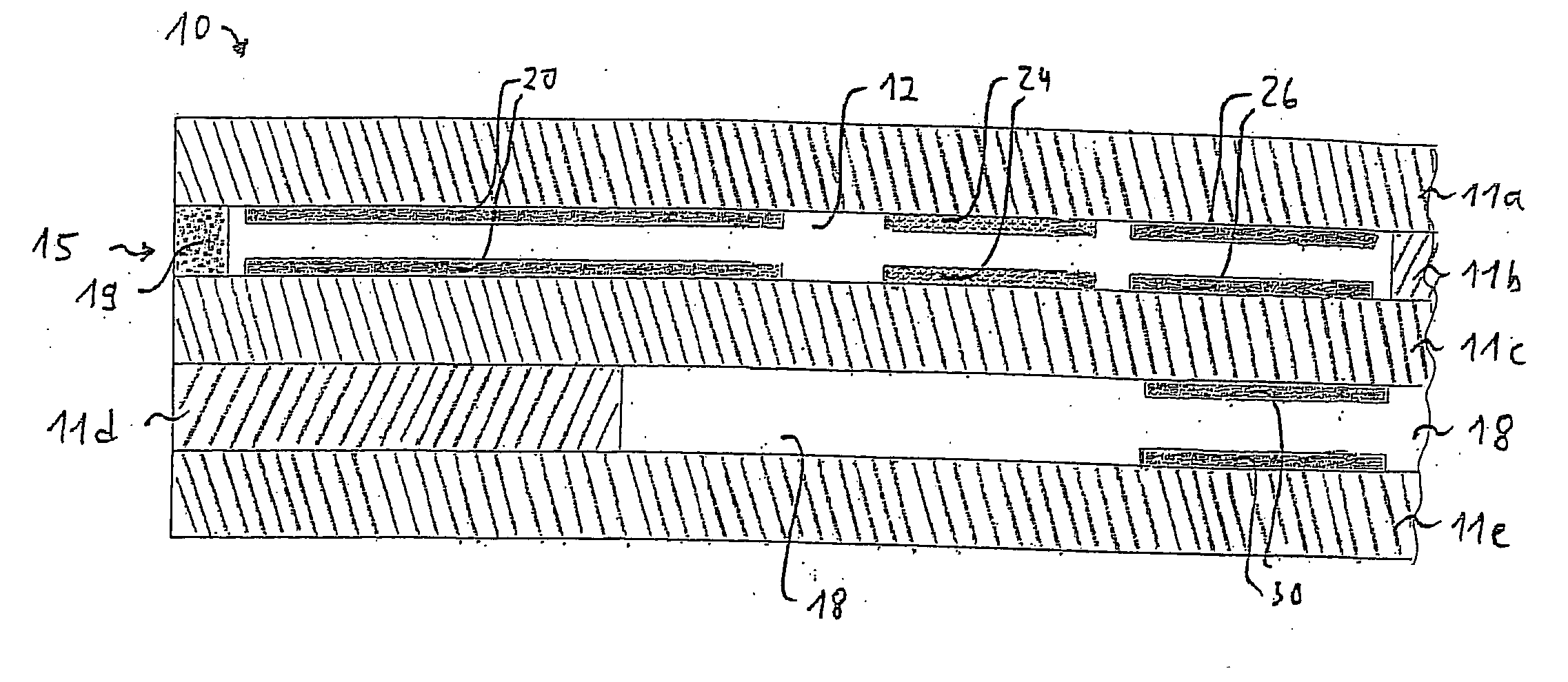 Sensor element and method for determining ammonia