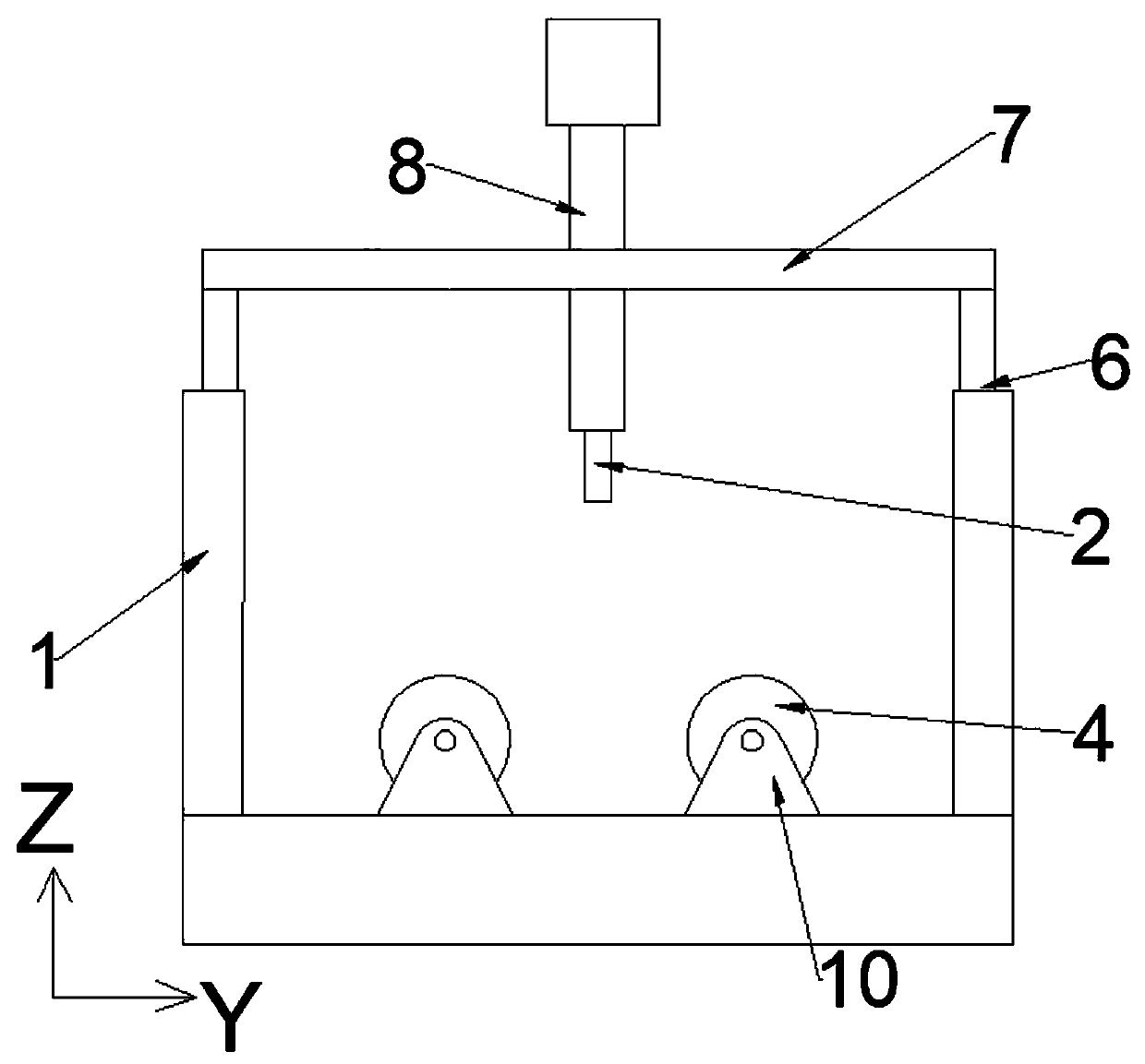 Automatic hole opening machine for large-diameter plastic winding pipe and hole opening method of automatic hole opening machine