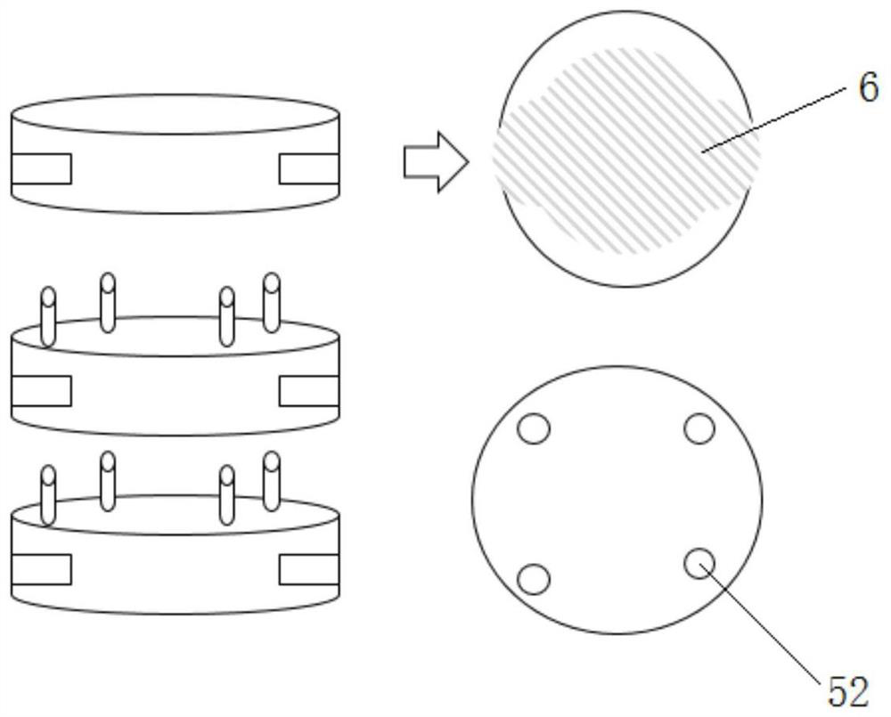 Multi-chip bonding structure of LED semiconductor chip