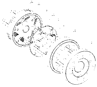 Helical six-point floating centering mechanism