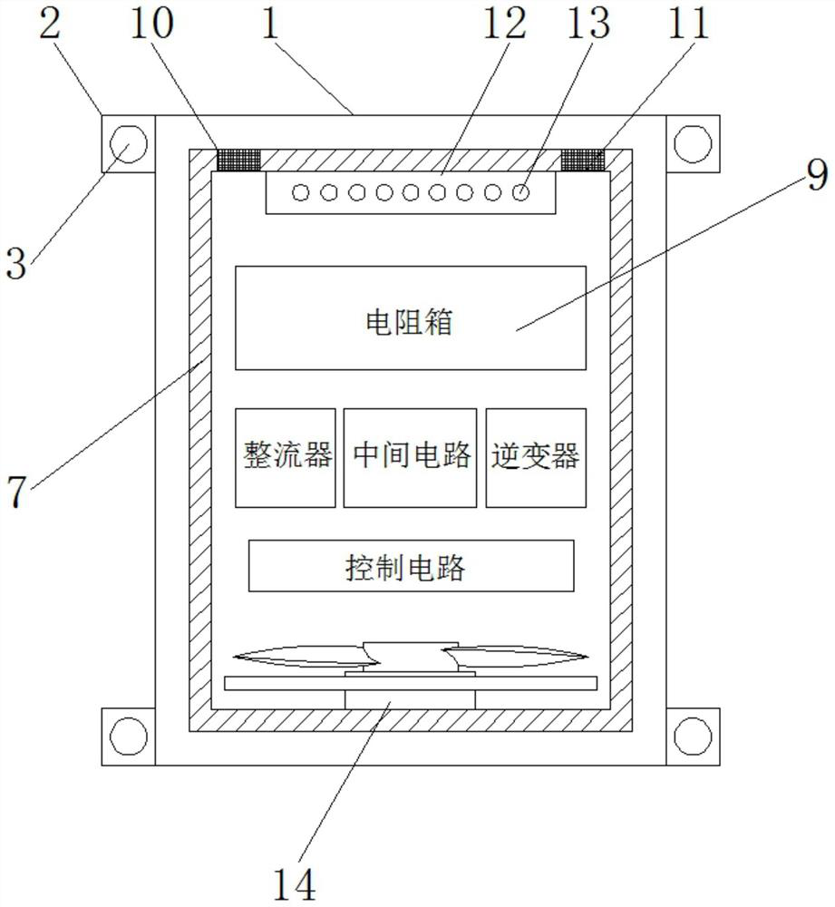 Anti-overvoltage protection device of coal mill separator frequency converter