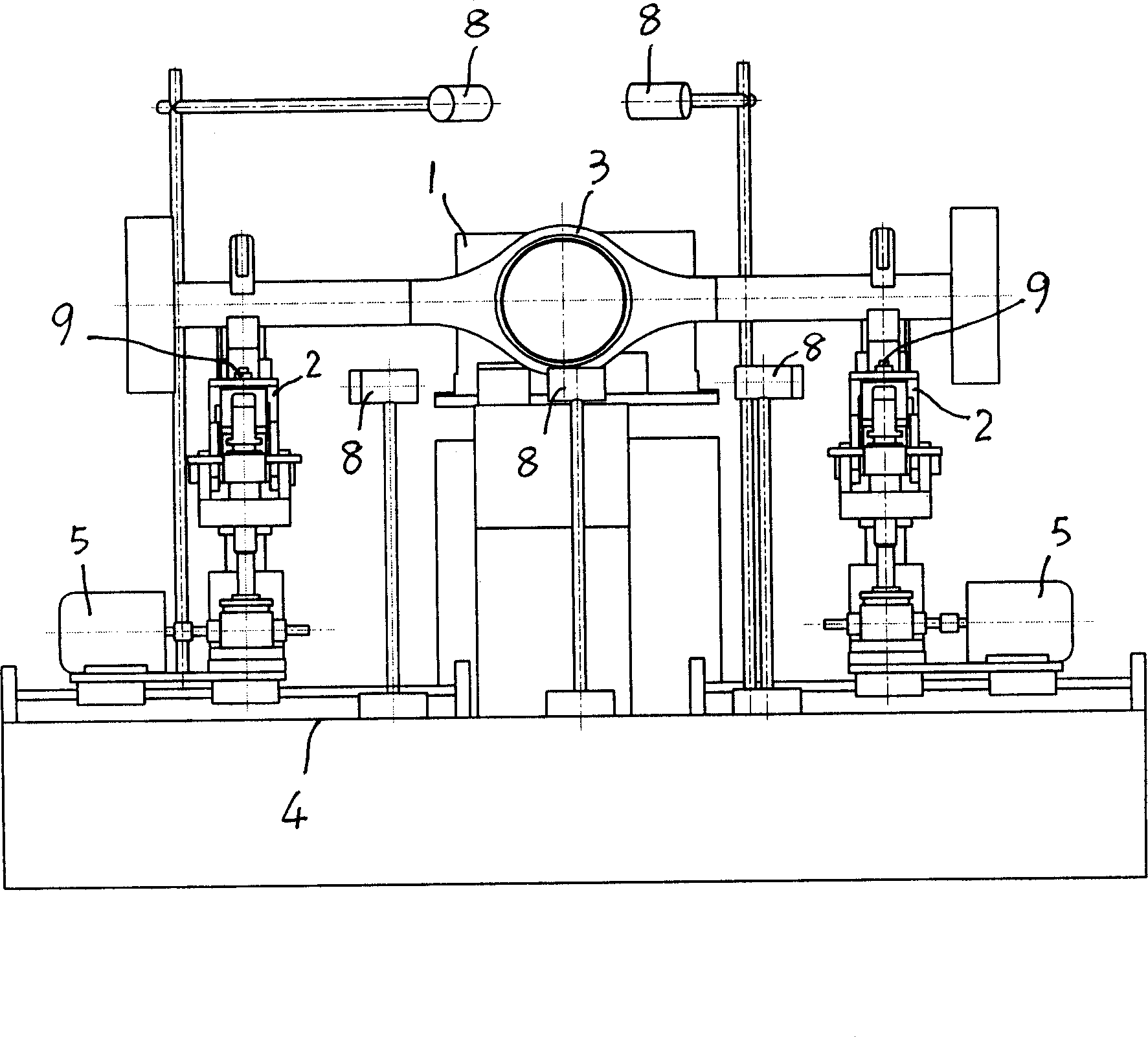 Online rear axle noise quality detecting system