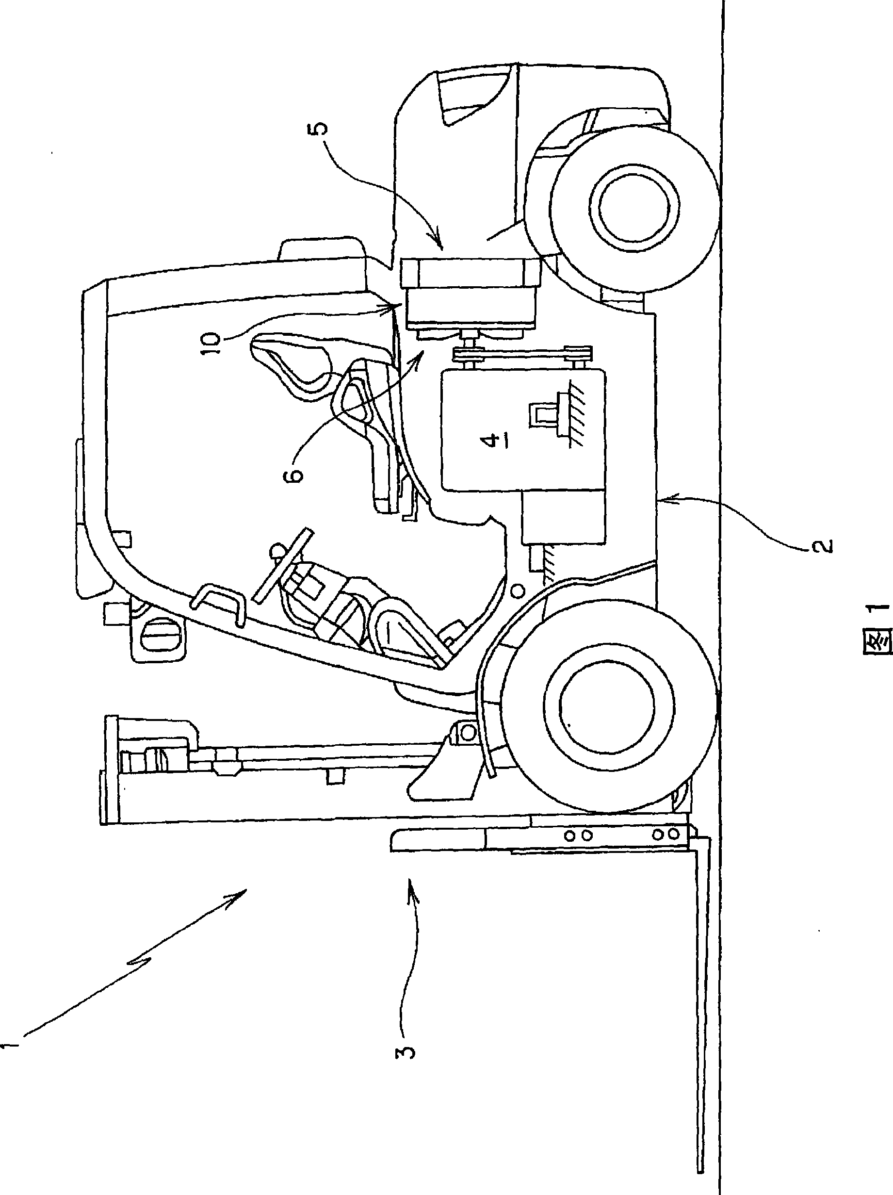 Cooling structure for working vehicle