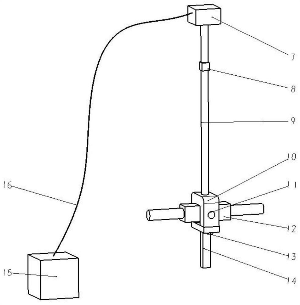 Multi-test-piece bonding joint tension and compression fatigue test device considering temperature influence