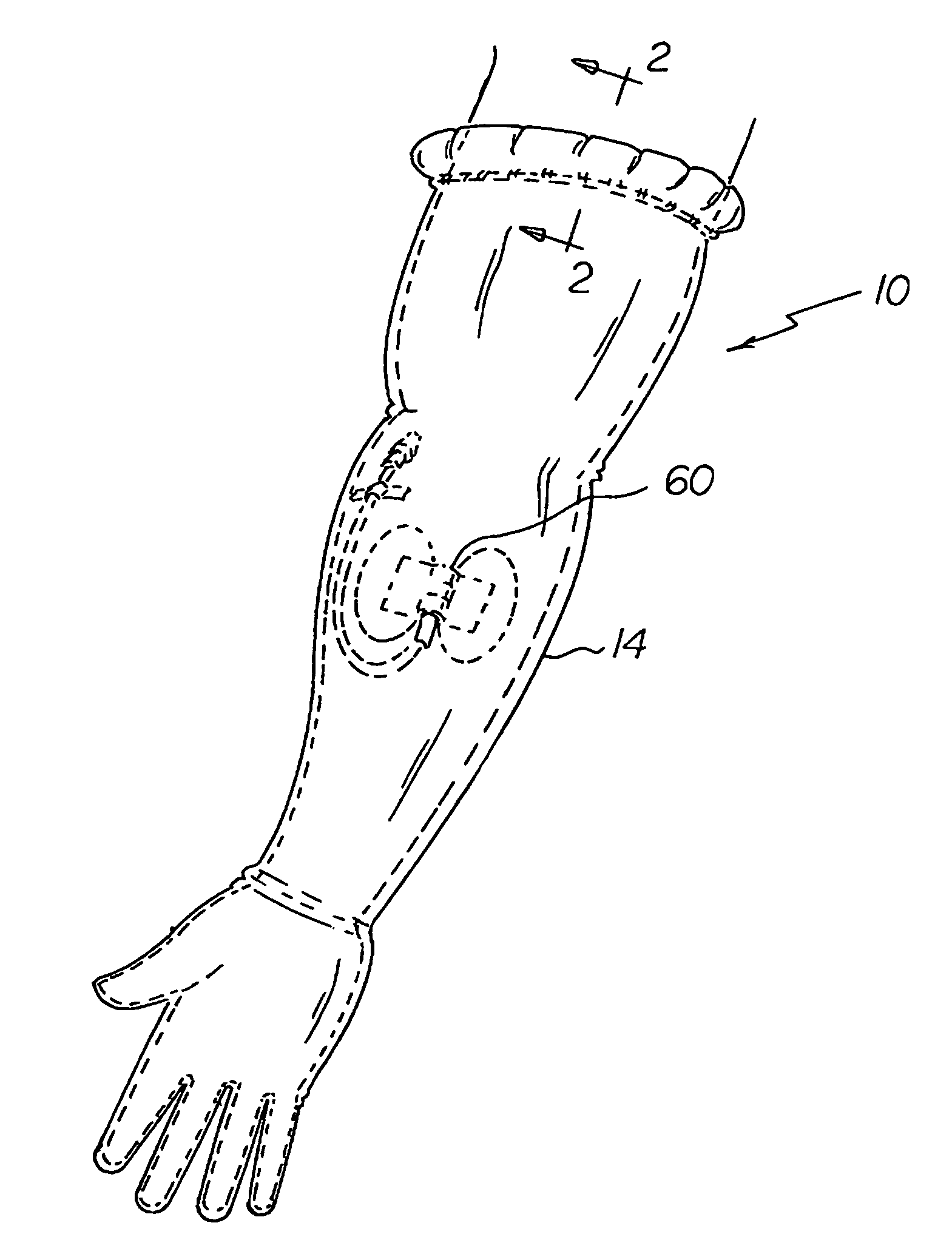 Shower/glove system