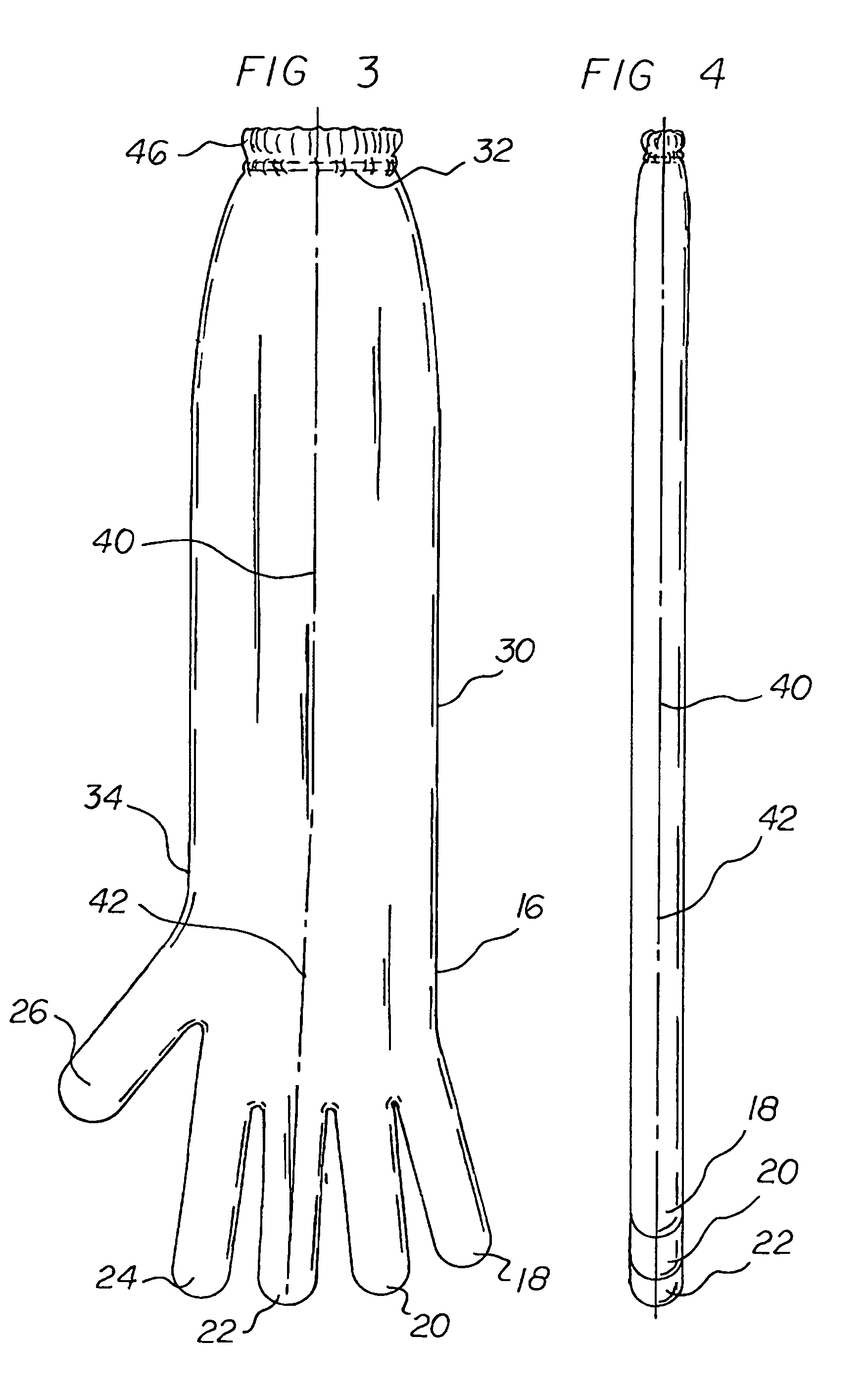 Shower/glove system