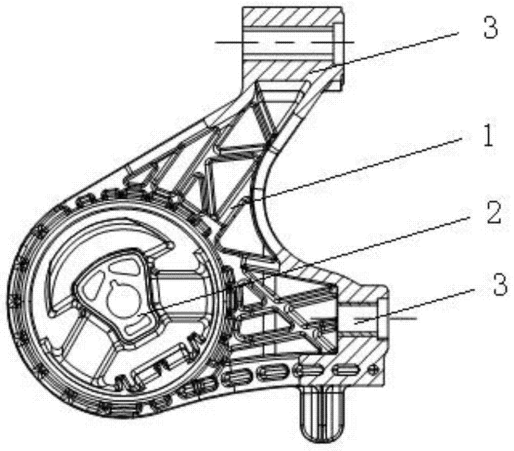 A kind of manufacturing method of lightweight rubber shock absorber for automobile