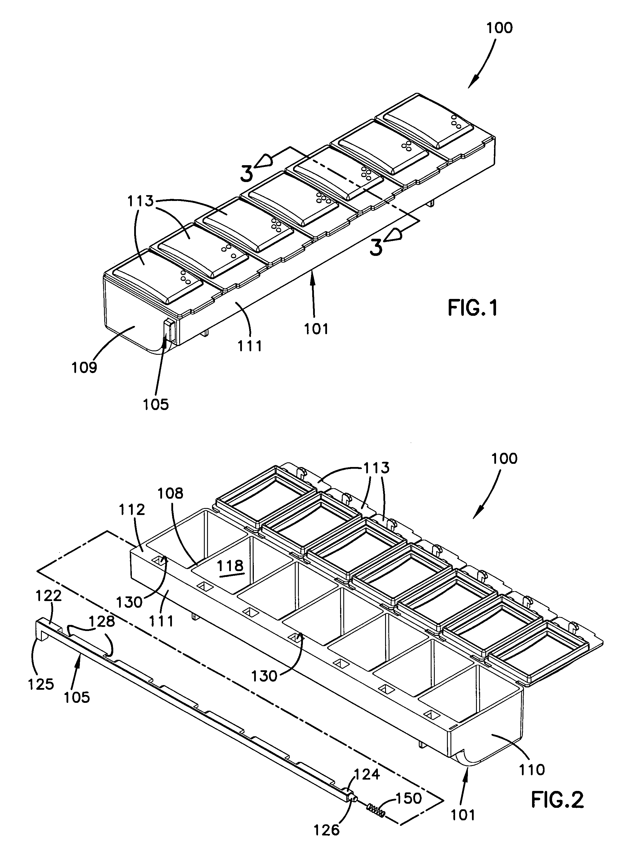 Lockable pill container