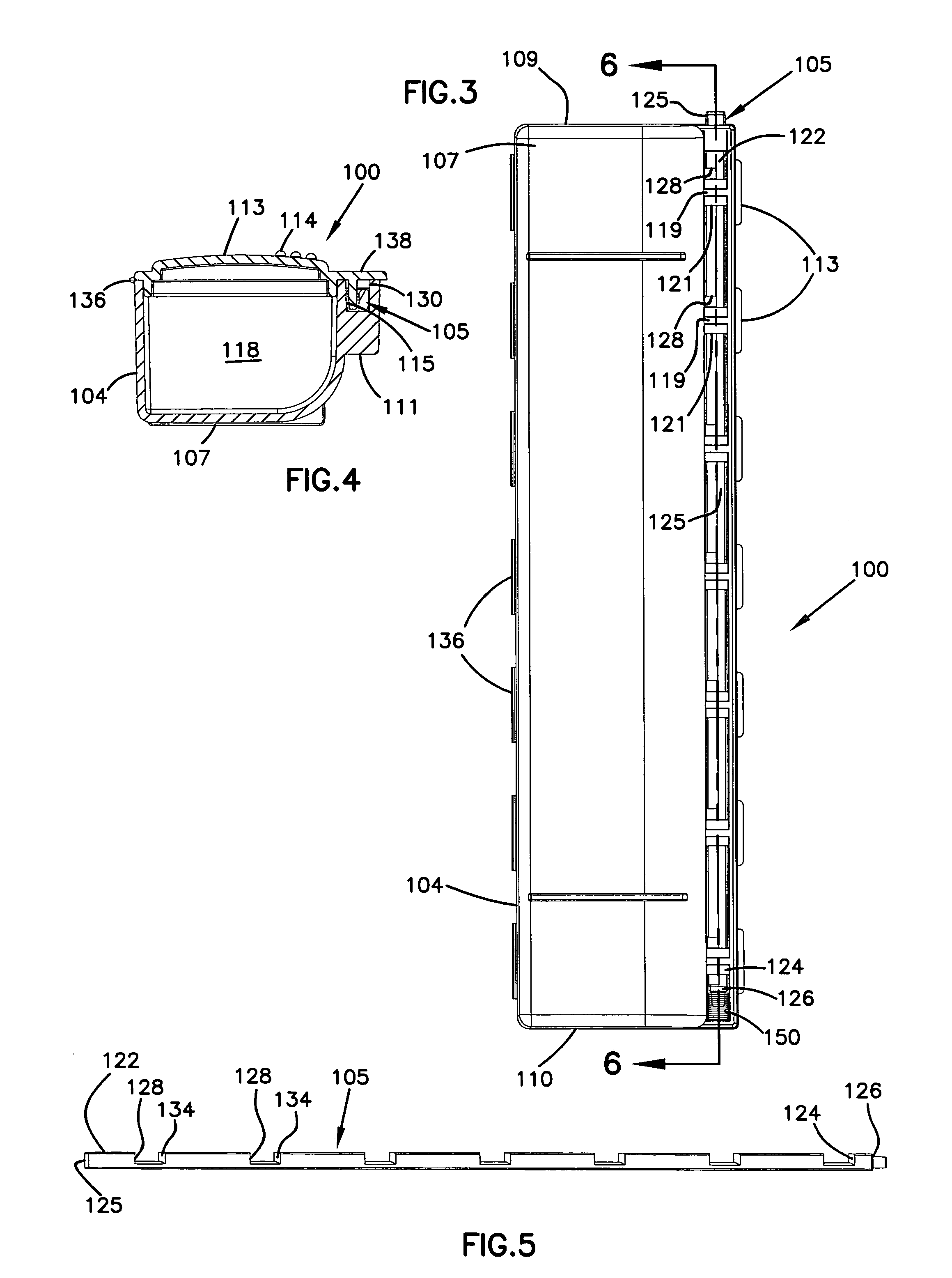 Lockable pill container