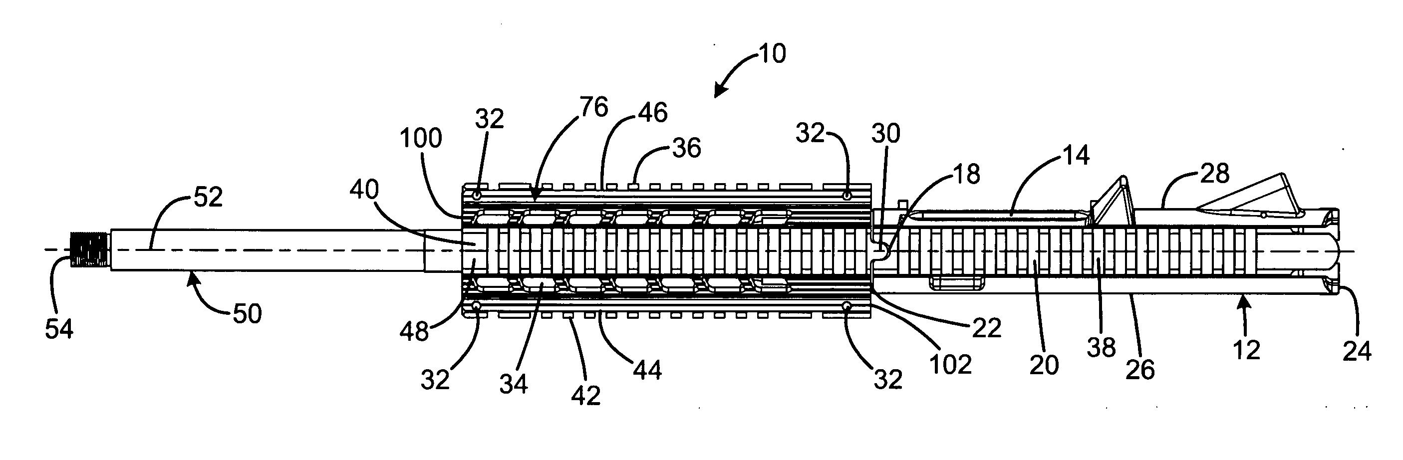 Handguard system for firearms