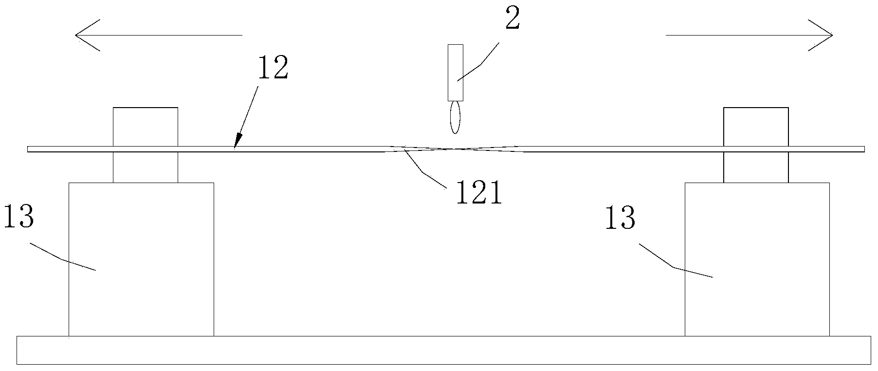 Micro-nano optical fiber micro experiment structure, manufacturing method thereof and measuring instrument