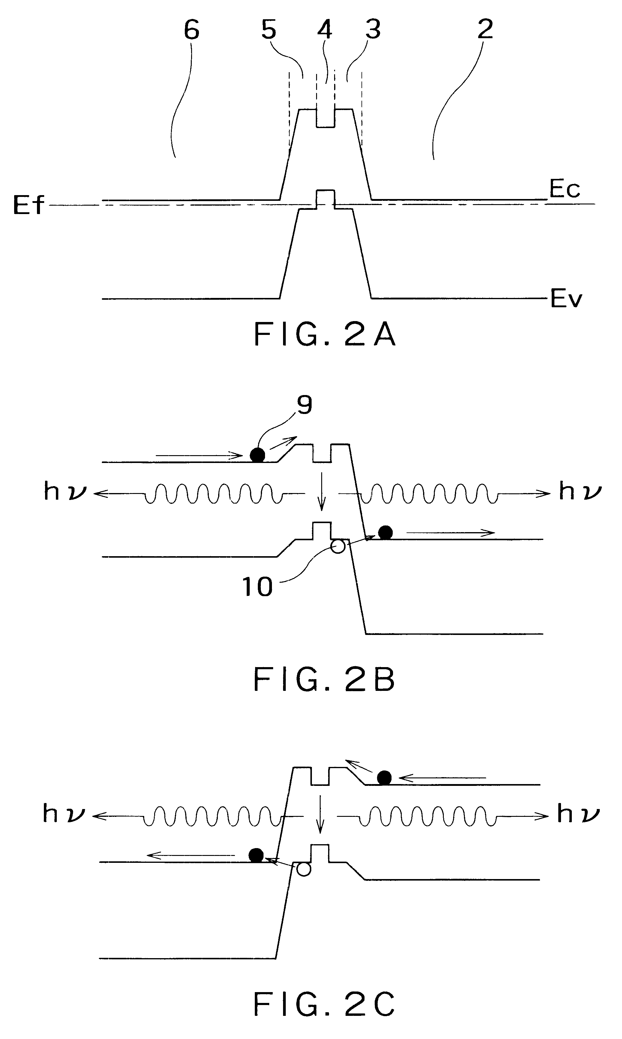 Bidirectional semiconductor light-emitting element and optical system