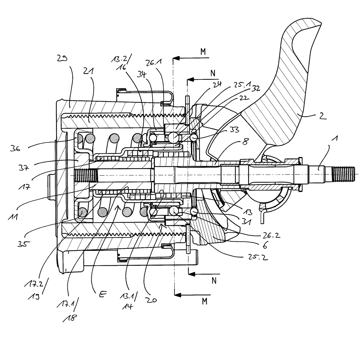 Brake Actuation Mechanism For A Disc Brake And Disc Brake Comprising The Same