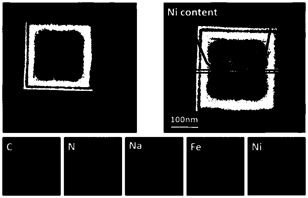 A kind of positive electrode material of Prussian blue sodium-ion battery and preparation method thereof