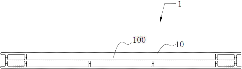 Transparent plate assembly piece