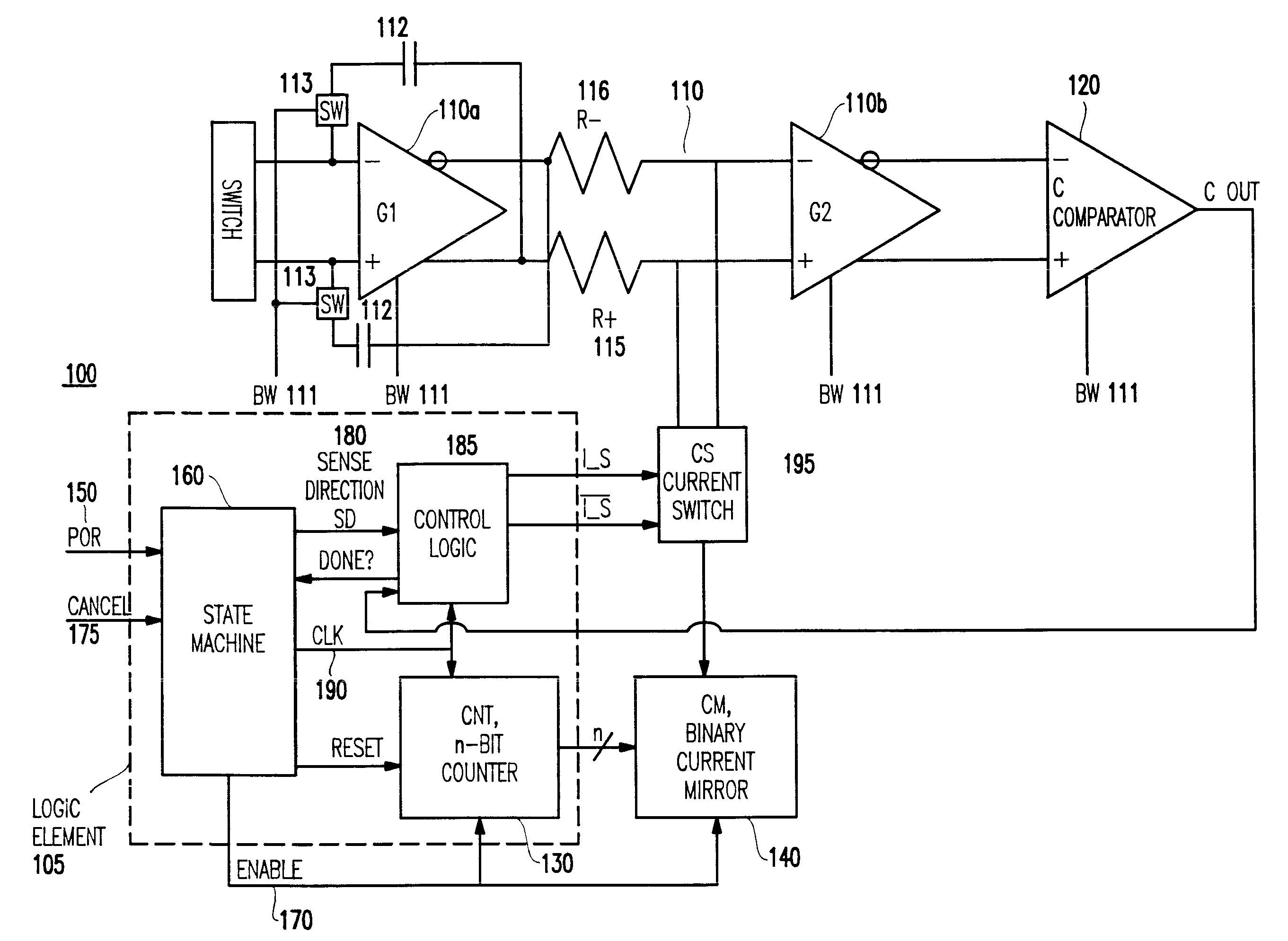 Method and circuit for automatically correcting offset voltage