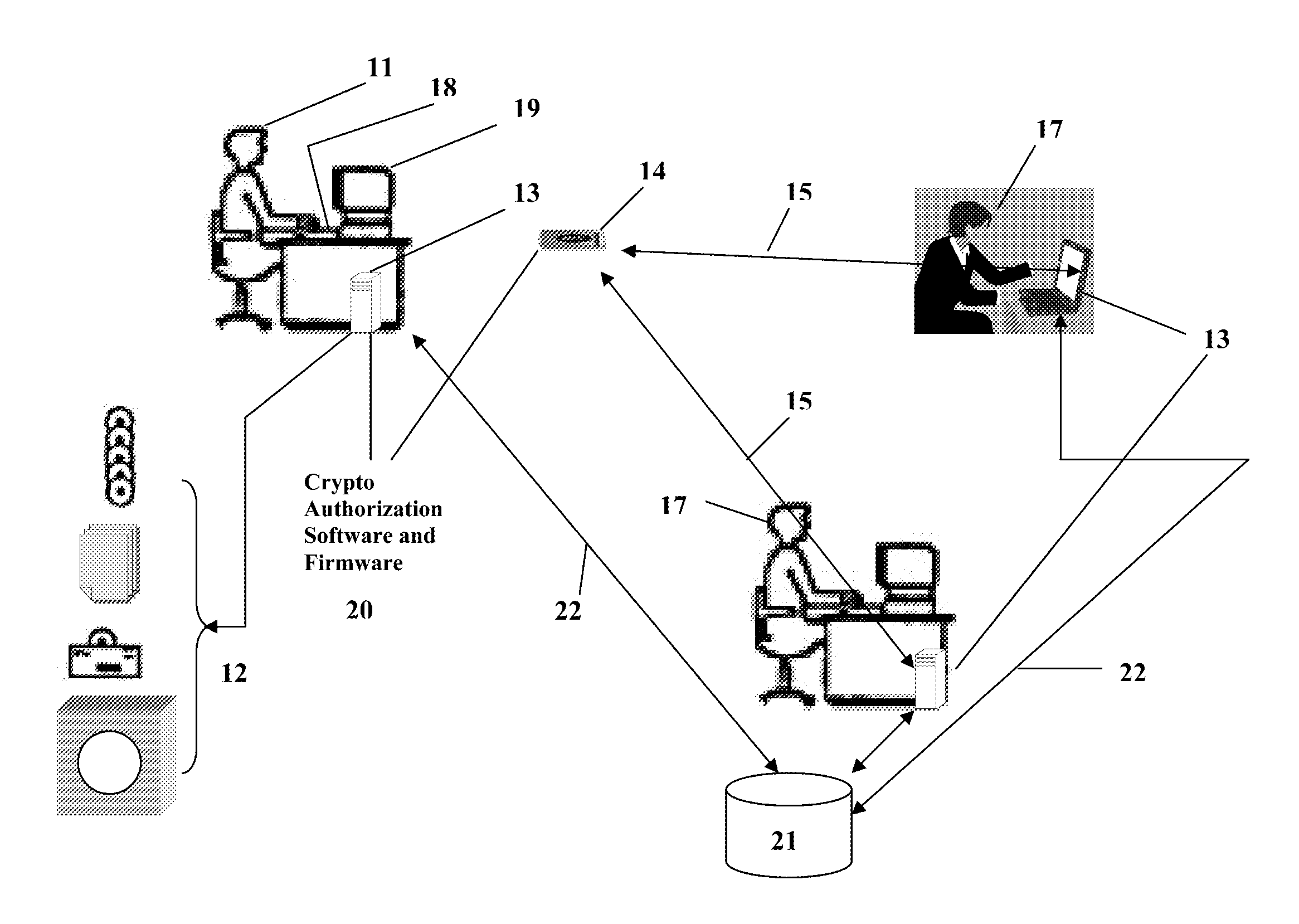 Portable Data Encryption Device with Configurable Security Functionality and Method for File Encryption